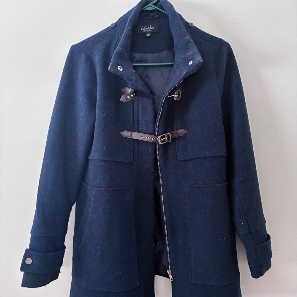 Women’s Navy Duffle Coat